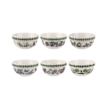 Zestaw 6 sztaplowanych misek 13 cm z porcelany Portmeirion Botanic Garden Promocja