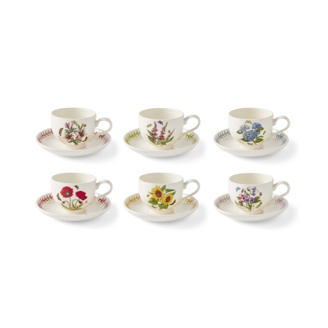 Zestaw 6 porcelanowych filiżanek śniadaniowych Portmeirion Botanic Garden Meadow Promocja