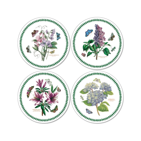Zestaw 4 okrągłych podkładek stołowych Portmeirion Botanic Garden Promocja