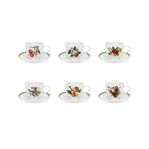 Zestaw 6 filiżanek porcelanowych do kawy Portmeirion Pomona Promocja