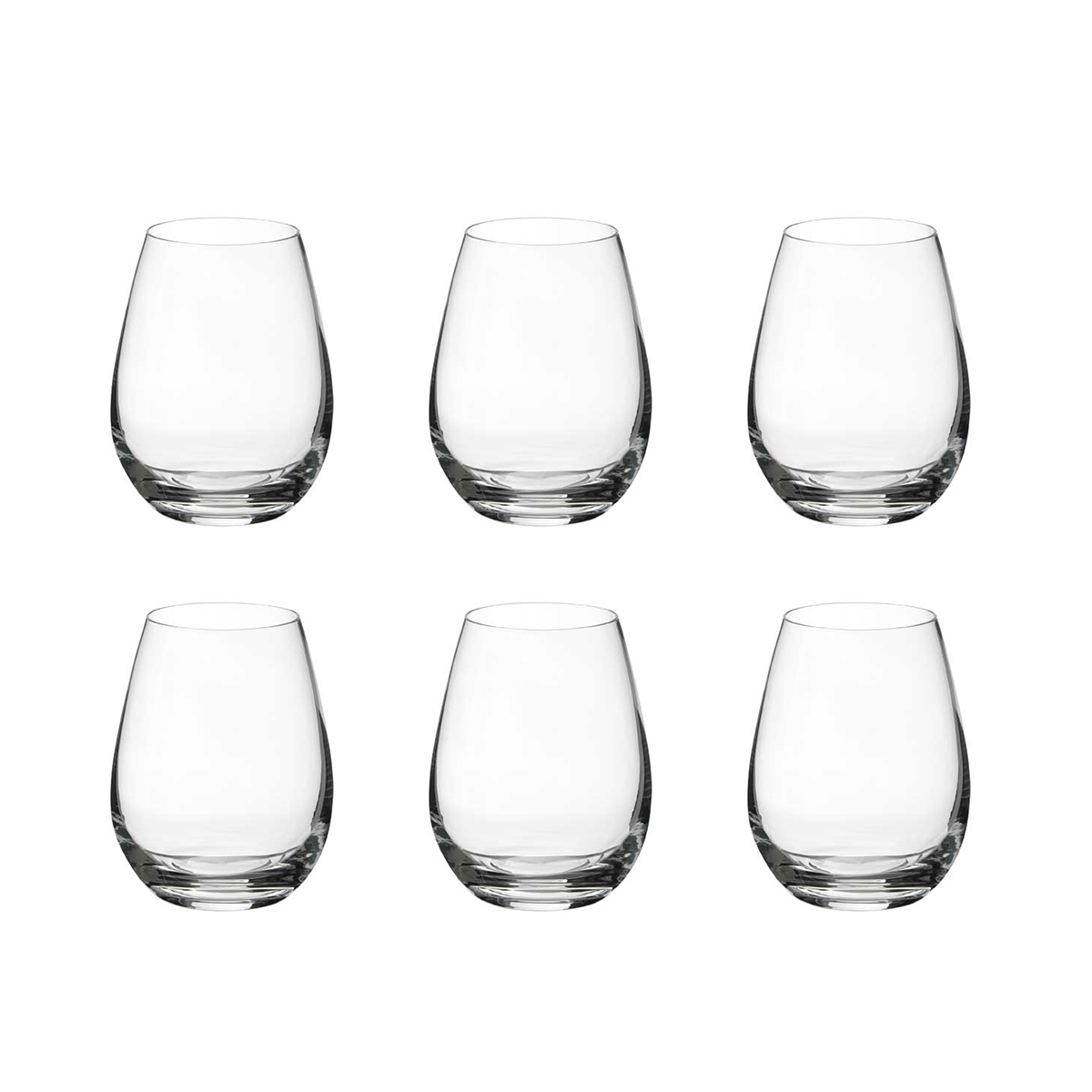 Zestaw 6 szklanek do wody 10 cm design kropla z kryształowego szkła Sinfonia Promocja Zestaw 6 szklanek do wody 10 cm design kropla z kryształowego szkła Sinfonia Promocja