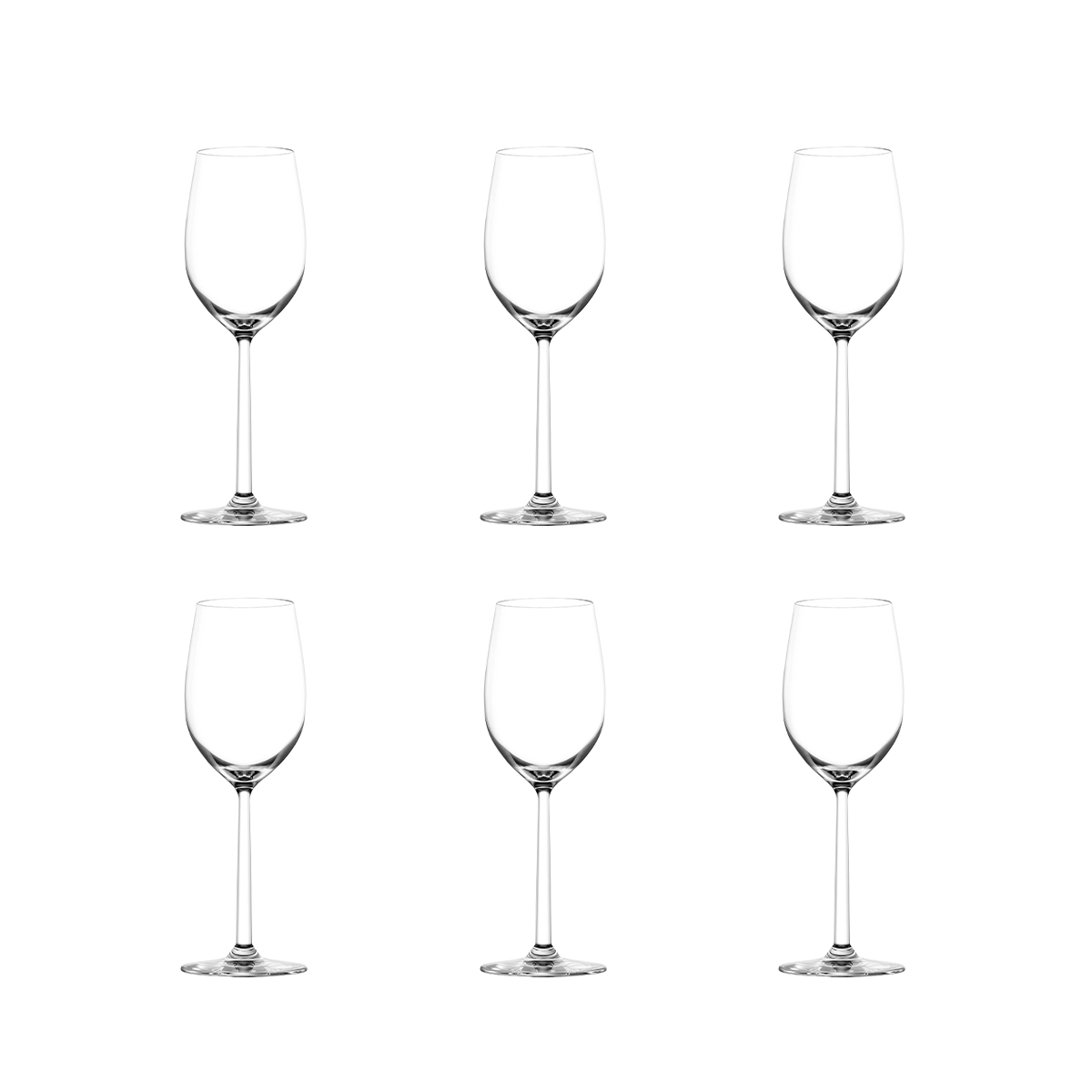 Zestaw 6 kieliszków degustacyjnych do wina 320 ml z kryształowego szkła Shanghai Promocja
