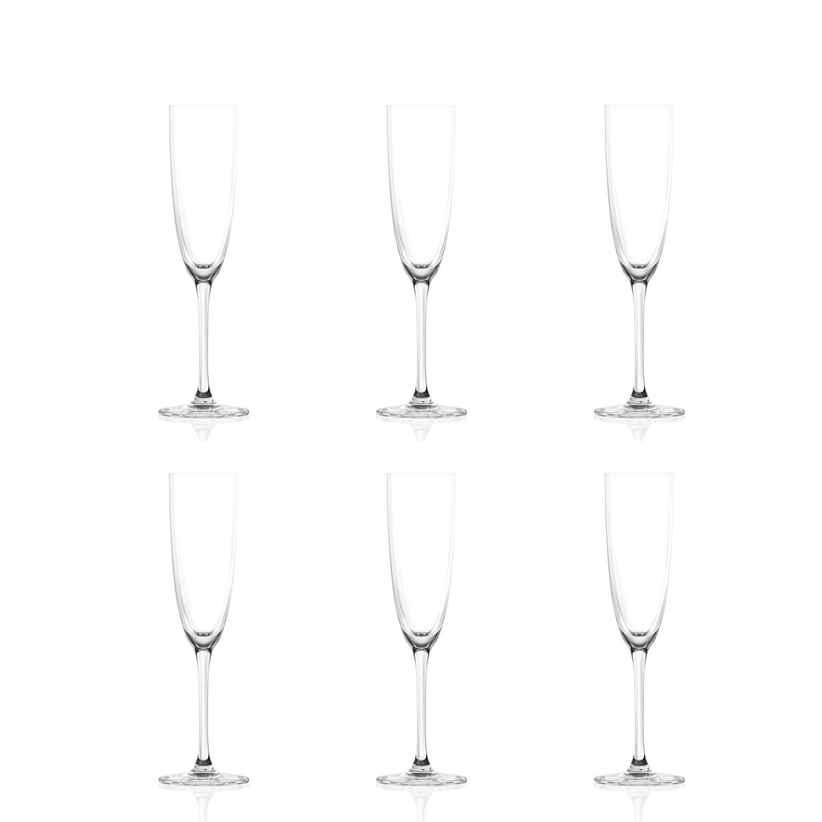Zestaw 6 kieliszków flute do szampana 165ml ze szkła Tokyo Temptation Promocja Zestaw 6 kieliszków flute do szampana 165ml ze szkła Tokyo Temptation Promocja