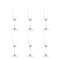 Zestaw 6 kieliszków flute do szampana 165ml ze szkła Tokyo Temptation Promocja