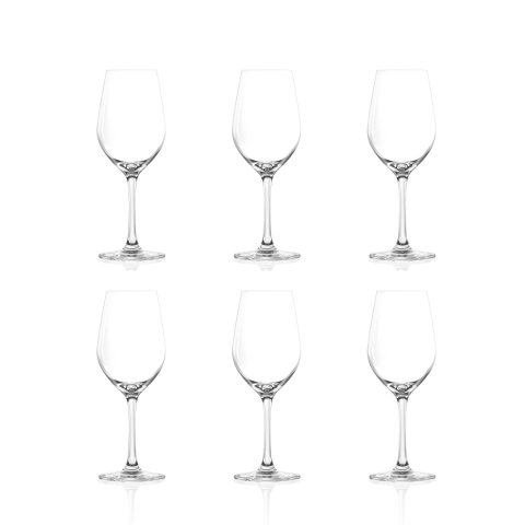 Zestaw 6 kieliszków do wina 260 ml z kryształowego szkła Tokyo Temptation Promocja