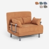 Fotel łóżko składane z tkaniny oszczędzające miejsce Deborah Twin Class Oferta