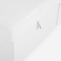 Sofa do spania dla 3 osob z półką z USB-C, biblioteka Civis 
