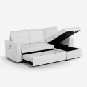 Sofa do spania dla 3 osob z półką z USB-C, biblioteka Civis 