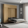 Łóżko chowane podwójne 160x190cm z kolumną i szafkami Kentaro Katalog