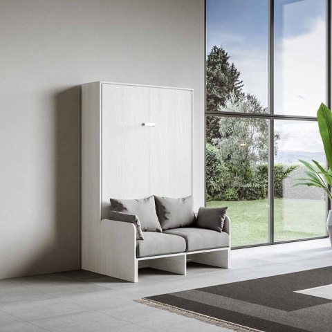 Łóżko chowane półtorej osobowe 120x190cm z sofą Sofà Kentaro Promocja