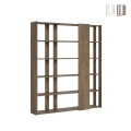 Regał biurowy salonowy design dwustronny 6 półek 78x36x204 Kato D Promocja