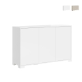 Nowoczesna komoda trzydrzwiowa do salonu i kuchni 130x40x83 Lumina Promocja