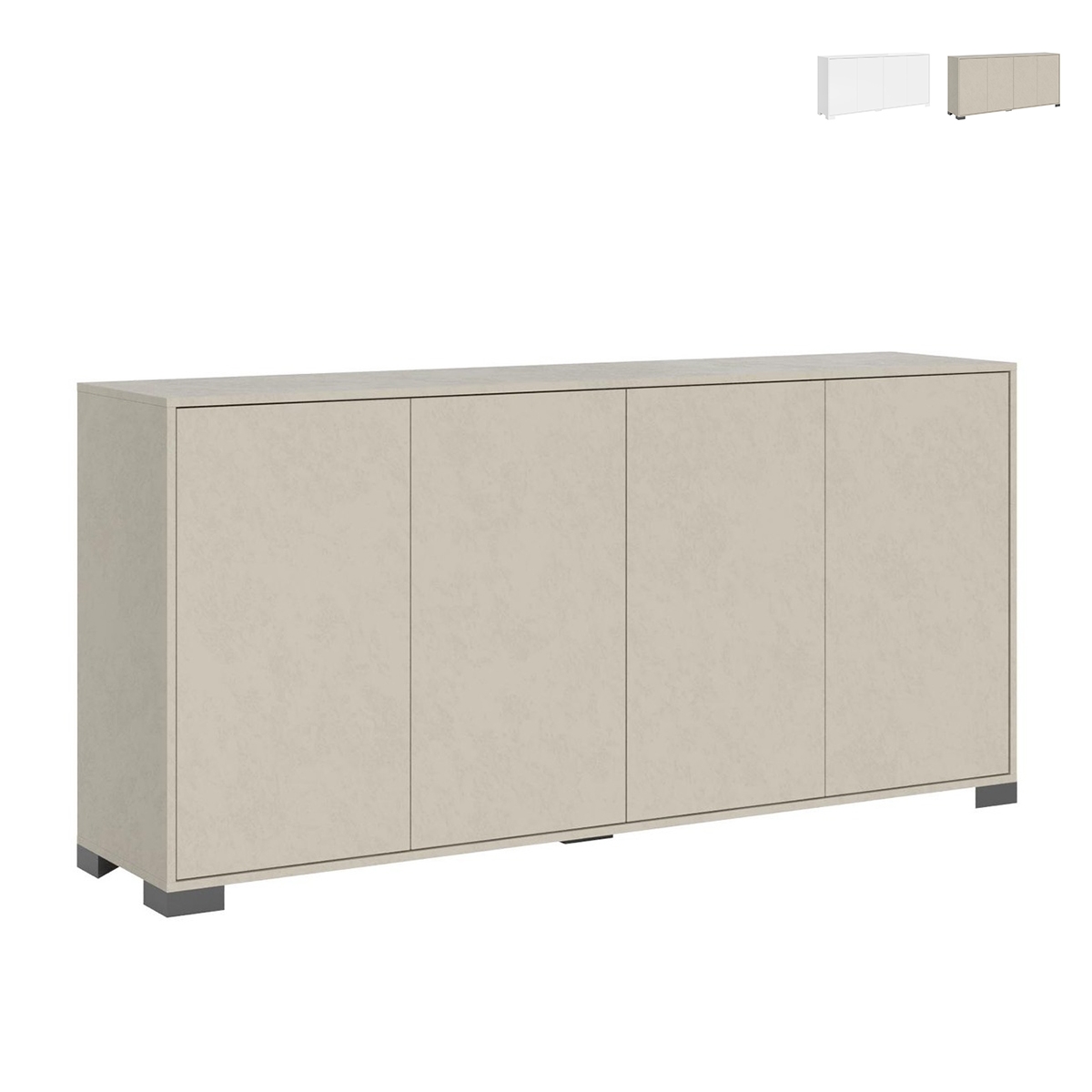 Nowoczesna komoda 4-drzwiowa do salonu 172x40x83 Lumina Promocja Nowoczesna komoda 4-drzwiowa do salonu 172x40x83 Lumina Promocja