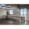 Stół rozkładany na 18 osób design industrialny 90×180-440 Tecno Evolution Wybór