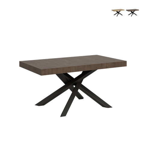 Stół rozkładany z krzyżowanymi nogami nowoczesny design 90×160-264 Volantis Promocja