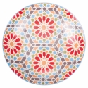 Zestaw 18-częściowy porcelanowy zestaw stołowy z dekoracyjnymi talerzami w stylu egzotycznym Casablanca Cechy