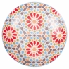 Zestaw 18-częściowy porcelanowy zestaw stołowy z dekoracyjnymi talerzami w stylu egzotycznym Casablanca Cechy