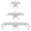 Stół rozkładany nowoczesny do salonu 90×120-380 Volantis Evolution Cena