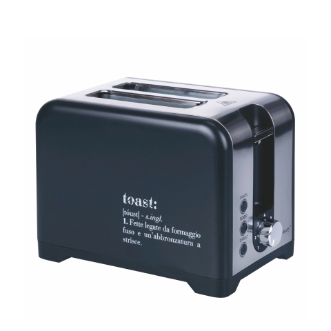 Toster elektryczny 2 kromki z timerem, czarny, design industrialny Victionary Promocja