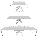 Stół rozkładany nowoczesny design industrialny 90×160-420 Volantis Evolution Katalog