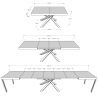 Stół rozkładany nowoczesny design industrialny 90×160-420 Volantis Evolution Katalog