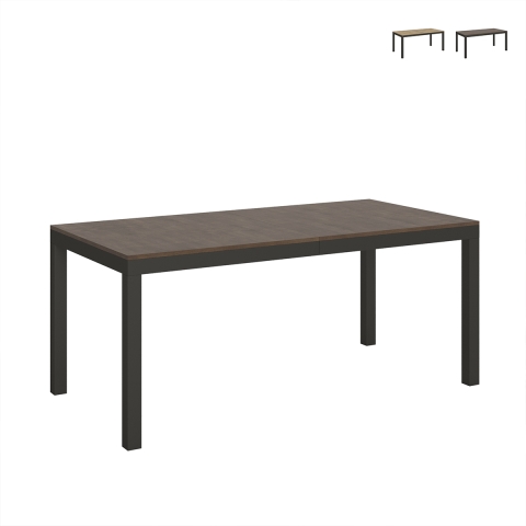 Stół rozkładany industrial minimal drewno żelazo 90×180-440 Everyday Evolution Promocja