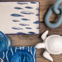Zestaw 6 prostokątnych talerzy ceramicznych do serwowania 29x15cm Marechiaro Sprzedaż