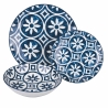 Zestaw naczyń stołowych 18 sztuk design śródziemnomorski porcelana Paxos Sprzedaż