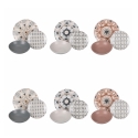 Zestaw naczyń z porcelany 18 sztuk w stylu boho Bohémienne Promocja