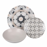 Zestaw naczyń z porcelany 18 sztuk w stylu boho Bohémienne Oferta