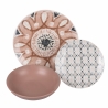 Zestaw naczyń z porcelany 18 sztuk w stylu boho Bohémienne Sprzedaż
