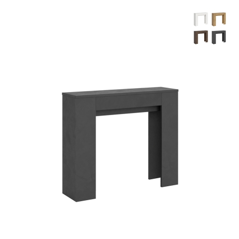 Rozkładana konsola do jadalni i kuchni, dla 8 osób, 90×25-181, model Slick Promocja