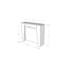 Stół konsolowy rozkładany nowoczesny minimalistyczny 90×25-211 Anea 