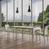 Konsola rozkładana nowoczesny design dla 10 osób 90x42-198 Isotta Small Cechy
