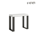 Konsola rozkładana w stylu industrialnym minimalnym 90x40-196 Tecno Small Promocja