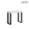 Konsola rozkładana w stylu industrialnym minimalnym 90x40-196 Tecno Small Promocja