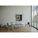 Konsola rozkładana na 14 osób, design minimalistyczny, kuchnia 90x40-300 Tecno Katalog
