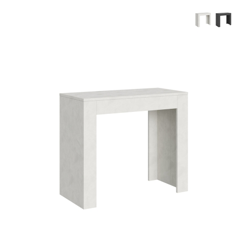 Rozkładany stół konsolowy do kuchni, nowoczesny design, 90x42-198 Emy Small Promocja