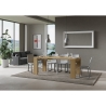 Rozkładany stół konsola oszczędzający miejsce 90x40-196 z drewna Roxell Small Oferta