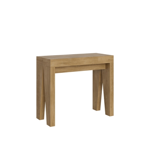 Nowoczesna konsola rozkładana Naxy z drewna 90x40-300 cm Promocja