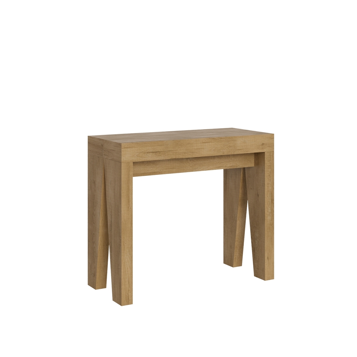 Nowoczesna konsola rozkładana Naxy z drewna 90x40-300 cm Promocja Nowoczesna konsola rozkładana Naxy z drewna 90x40-300 cm Promocja