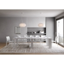 Rozkładana konsola biała do jadalni i kuchni 90x42-302 Evolve Oferta
