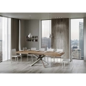Nowoczesny stół rozkładany z krzyżowymi nogami z drewna 90x180-440 Volantis Oferta