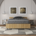 Łóżko półtorakomorowe z pojemnikiem, nowoczesny design 120x200 cm Nuamo Sprzedaż