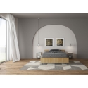 Łóżko półtorakomorowe z pojemnikiem, nowoczesny design 120x200 cm Nuamo Katalog