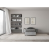Łóżko pojedyncze 80x190cm nowoczesne bez stelaża szary beton Nuamo Oferta
