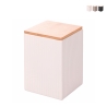 Duży pojemnik kuchenny 10x10x14,5 cm z kamionki z pokrywką 1080 ml Modern Promocja