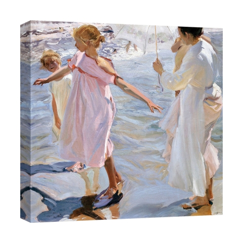 Druk na płótnie canvas Time for a Bathe Valencia Joaquín Sorolla y Bastida Promocja