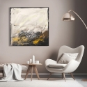 Nowoczesny abstrakcyjny obraz na płótnie canvas Winter Melody H. Romero Sprzedaż