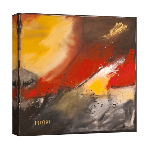 Nowoczesny abstrakcyjny obraz drukowany na płótnie canvas Fuego H. Romero Promocja